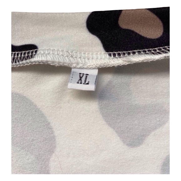 Leopard Print Tunic Blouse - XL - Button Detail + Flattering Fit - Picture 10 of 12